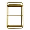 Decoclico Factory Étagères Etagère Murale Rectangulaire Métal Or