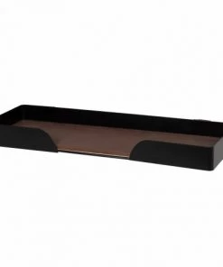 Maisons Du Monde Étagères Etagère Murale Rectangulaire Noire - Lot De 2