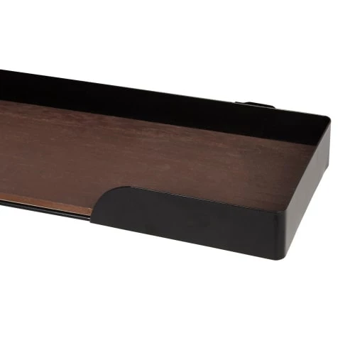 Maisons Du Monde Étagères Etagère Murale Rectangulaire Noire - Lot De 2 2 Maisons Du Monde Étagères Etagère Murale Rectangulaire Noire - Lot De 2 – Image 2