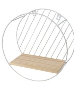 Fornord Étagères Étagère Murale Ronde Blanc D29cm -Vaisseliers Soldes Magasin etagere murale ronde blanc d29cm 3