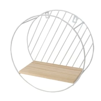 Fornord Étagères Étagère Murale Ronde Noir D29cm 5 Fornord Étagères Étagère Murale Ronde Noir D29cm – Image 5