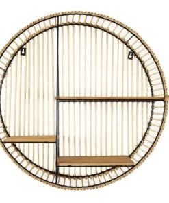 The Home Deco Factory Étagères Etagère Murale Ronde D53cm -Vaisseliers Soldes Magasin etagere murale ronde d53cm 2