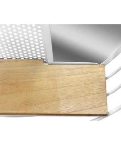 Meubletmoi Étagères Etagère Murale Ronde En Métal Blanc Avec Miroir Et Tablette -Vaisseliers Soldes Magasin etagere murale ronde en metal blanc avec miroir et tablette 2