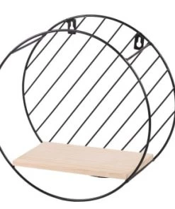 Fornord Étagères Étagère Murale Ronde Blanc D29cm -Vaisseliers Soldes Magasin etagere murale ronde noir d29cm 4