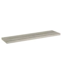 Wadiga Étagères Étagère Murale Tablette En Bois MDF Gris L120cm