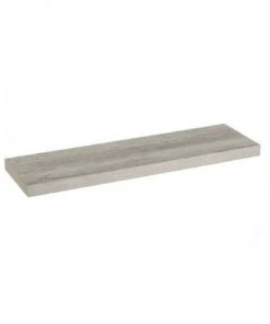 Wadiga Étagères Étagère Murale Tablette En Bois MDF Gris L80cm
