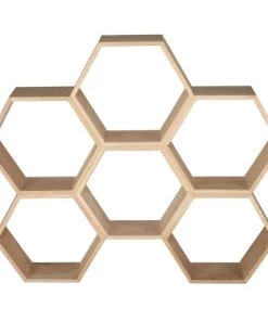 Maisons Du Monde Étagères Etagère Nid D'abeille En Chêne