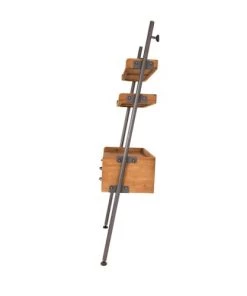 Drawer Étagères Étagère Ou Secrétaire En Métal Et Bois Clair -Vaisseliers Soldes Magasin etagere ou secretaire en metal et bois clair 4