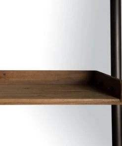 Drawer Étagères Étagère Ou Secrétaire En Métal Et Bois Clair -Vaisseliers Soldes Magasin etagere ou secretaire en metal et bois clair 5