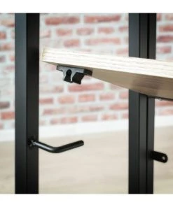 Casâme Étagères Étagère Pliable 4 Niveaux Style Industriel - Noir -Vaisseliers Soldes Magasin etagere pliable 4 niveaux style industriel noir 4