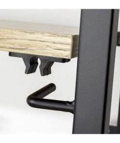 Casâme Étagères Étagère Pliable 4 Niveaux Style Industriel - Noir -Vaisseliers Soldes Magasin etagere pliable 4 niveaux style industriel noir 5