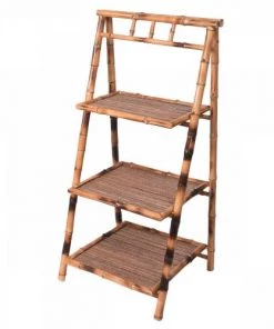 HYDILE Étagères Etagère Pliable En Bambou H98