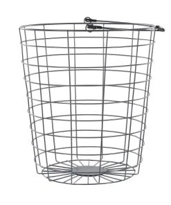 Beliani Étagères Étagère Pour Paniers Métalliques à 3 étages Gris -Vaisseliers Soldes Magasin etagere pour paniers metalliques a 3 etages gris 2