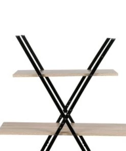 Jardideco Étagères Étagère Pyramide 4 Niveaux Bois Métal -Vaisseliers Soldes Magasin etagere pyramide 4 niveaux bois metal 2