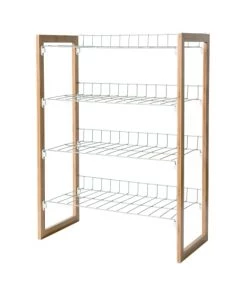 Compactor Étagères Étagère Range-chaussures 12 Paires H79,5cm