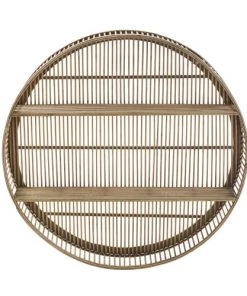 Maisons Du Monde Étagères Etagère Ronde En Bambou