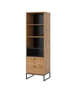 Best Mobilier Étagères Etagère Style Industriel 60 Cm Bois / Gris