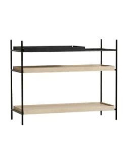 WOUD Étagères Etagère Tray Bois Noir 100x81x40 Cm