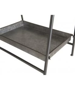 MACABANE Étagères Etagère Triangulaire 3 Niveaux Zinc Structure Métal -Vaisseliers Soldes Magasin etagere triangulaire 3 niveaux zinc structure metal 5