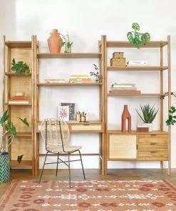 Maisons Du Monde Étagères Etagère Vintage 1 Porte 3 Tiroirs Cannage En Rotin -Vaisseliers Soldes Magasin etagere vintage 1 porte 3 tiroirs cannage en rotin 1000 16 15 217684 4