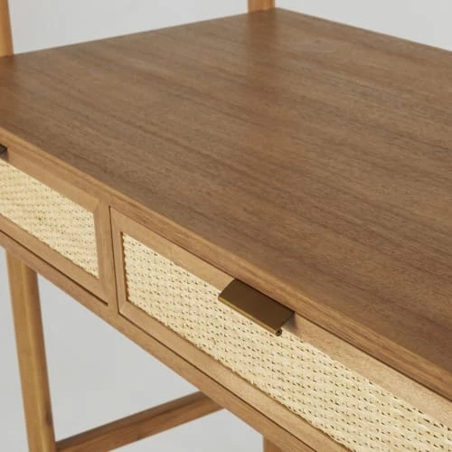 Maisons Du Monde Étagères Etagère Vintage 2 Tiroirs Cannage En Rotin 3 Maisons Du Monde Étagères Etagère Vintage 2 Tiroirs Cannage En Rotin – Image 3