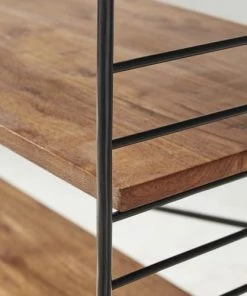 Maisons Du Monde Étagères Étagère Vintage 6 Portes En Métal Noir Et Acacia Massif -Vaisseliers Soldes Magasin etagere vintage 6 portes en metal noir et acacia massif 1000 7 5 176059 5