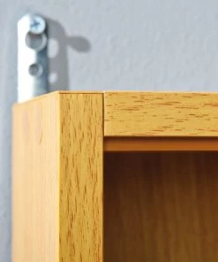 Altobuy Étagères Etagère Vitrine Mural 2 Portes Coulissantes En Verre -Vaisseliers Soldes Magasin etagere vitrine mural 2 portes coulissantes en verre 4