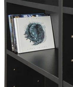 Tectake Étagères De Rangement Ajustables Effet Bois Noir -Vaisseliers Soldes Magasin etageres de rangement ajustables effet bois noir 5