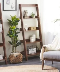 Vaisseliers Soldes Magasin -Vaisseliers Soldes Magasin etageres echelle en bois 1