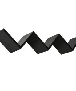 Homcom Étagères Etagères Murale Flottante Design Contemporain En V Kit Fixation Inclus