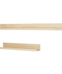 Maisons Du Monde Étagères Etagères Murales En Chêne Massif (x2)