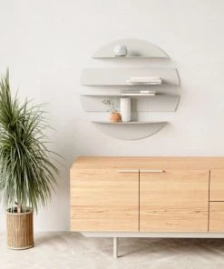 Vaisseliers Soldes Magasin -Vaisseliers Soldes Magasin etageres murales grises d76cm 1