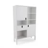 Meubles & Design Étagères Grande étagère Design Nombreux Rangements Blanc
