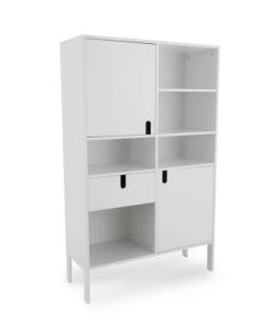 Meubles & Design Étagères Grande étagère Design Nombreux Rangements Blanc