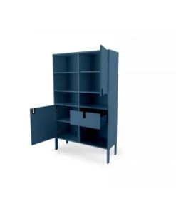 Meubles & Design Étagères Grande étagère Design Nombreux Rangements Bleu -Vaisseliers Soldes Magasin grande etagere design nombreux rangements bleu 4
