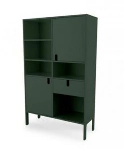 Meubles & Design Étagères Grande étagère Design Nombreux Rangements Vert