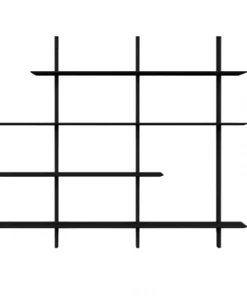 Meubles & Design Étagères Grande étagère Moderne En Bois 190x224 Noir -Vaisseliers Soldes Magasin grande etagere moderne en bois 190x224 noir 2