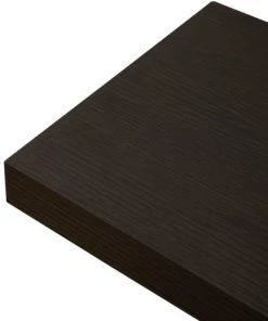 Mobili Rebecca Étagères Lot De 2 étagères Murales 25x25 Cm En Mdf Marron Wengé -Vaisseliers Soldes Magasin lot de 2 etageres murales 25x25 cm en mdf marron wenge 2