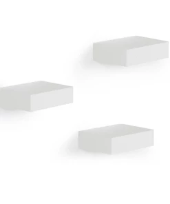 Umbra Étagères Lot De 3 étagères Mdf Blanc