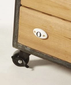 Maisons Du Monde Étagères Meuble De Rangement 12 Tiroirs à Roulettes -Vaisseliers Soldes Magasin meuble de rangement 12 tiroirs a roulettes 1000 3 25 189281 6