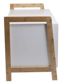 The Home Deco Factory Étagères Meuble De Rangement Bas Scandinave Blanc -Vaisseliers Soldes Magasin meuble de rangement bas scandinave blanc 3