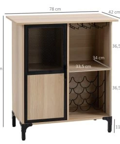 Homcom Étagères Meuble De Rangement Bouteilles Verre Style Industriel 8 Homcom Étagères Meuble De Rangement Bouteilles Verre Style Industriel -Vaisseliers Soldes Magasin meuble de rangement bouteilles verre style industriel 2