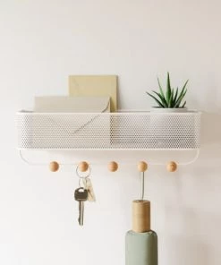 Umbra Étagères Organiseur Estique Métal Blanc -Vaisseliers Soldes Magasin organiseur estique metal blanc 2