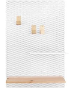 Present Time Étagères Panneau Perforé En Métal Blanc -Vaisseliers Soldes Magasin panneau perfore en metal blanc 5