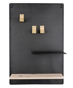 Present Time Étagères Panneau Perforé En Métal Noir -Vaisseliers Soldes Magasin panneau perfore en metal noir 2