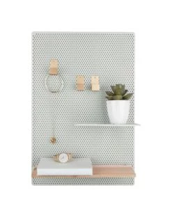 Present Time Étagères Panneau Perforé En Métal Vert D'eau -Vaisseliers Soldes Magasin panneau perfore en metal vert d eau 2