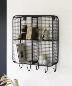 Tikamoon Étagères Patère Carrée En Métal -Vaisseliers Soldes Magasin patere carree en metal 3