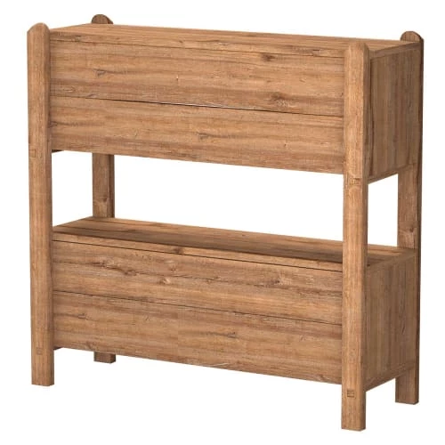 Rendez Vous Déco Étagères Petite étagère 2 Niveaux En Bois De Pin Recyclé 6 Rendez Vous Déco Étagères Petite étagère 2 Niveaux En Bois De Pin Recyclé – Image 6