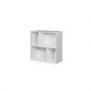 Meubles & Design Étagères Petite étagère Carrée Style Moderne Blanc