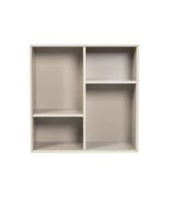 Meubles & Design Étagères Petite étagère Carrée Style Moderne Gris -Vaisseliers Soldes Magasin petite etagere carree style moderne gris 5